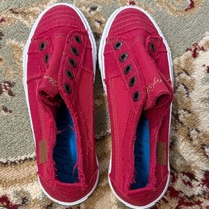 Trendy Red Canvas Sneakers for Kids